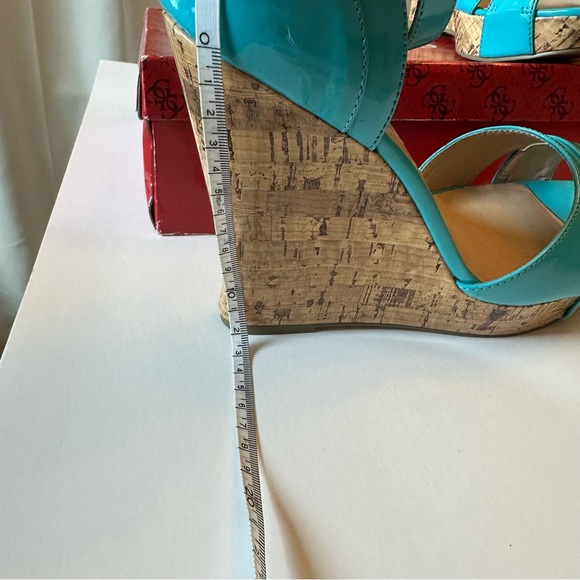 Guess Kalisa blue wedge sandal - Picture 3 of 12